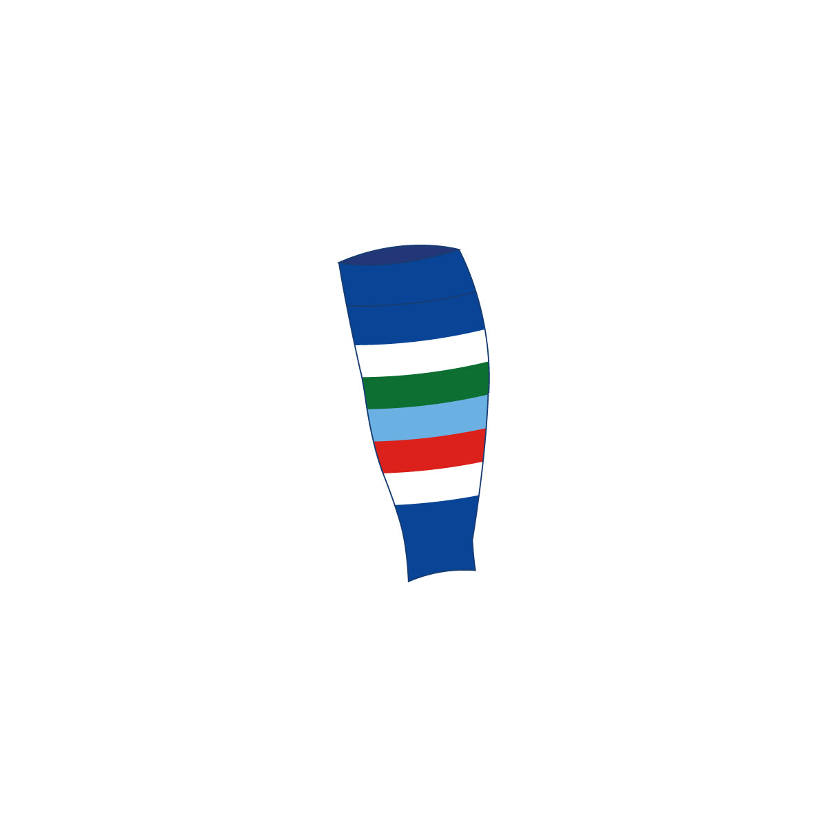 150th Match Footless Socks