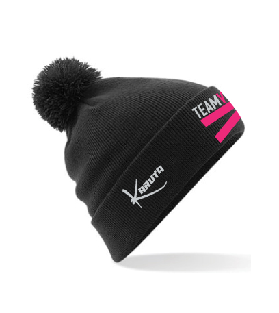 Embroidered Bobble Hat