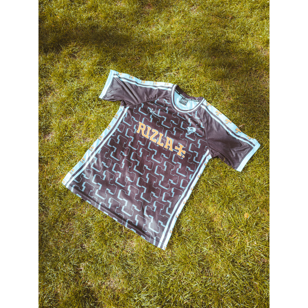 Midnight Gold Retro Football Shirt