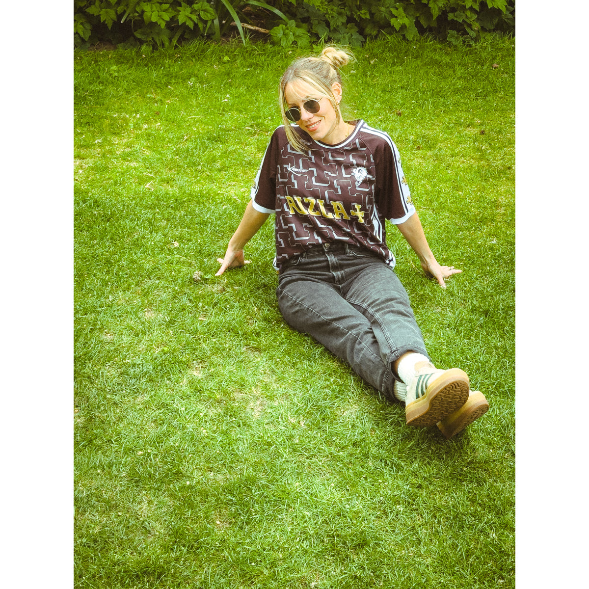 Midnight Gold Retro Football Shirt