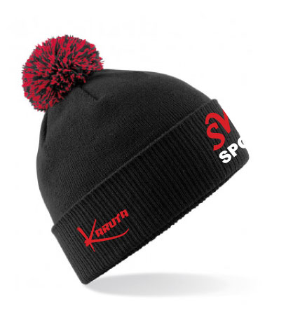 Embroidered Bobble Hat