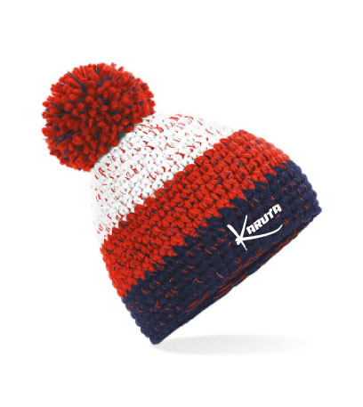 Hooped Bobble Hat