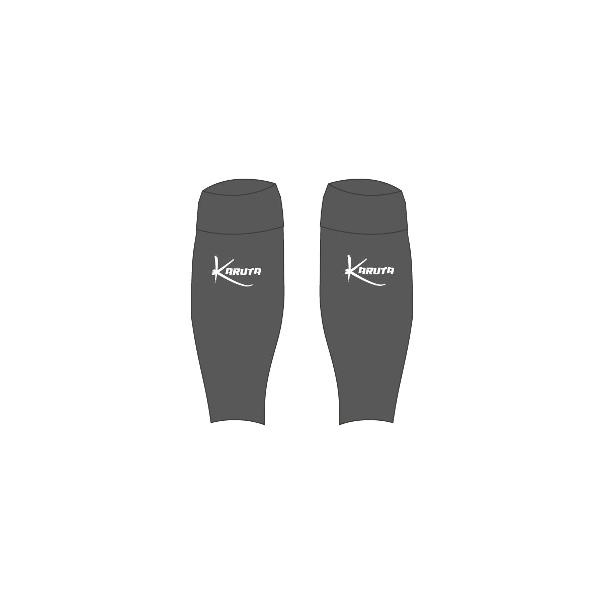 Grey GK Footless Socks