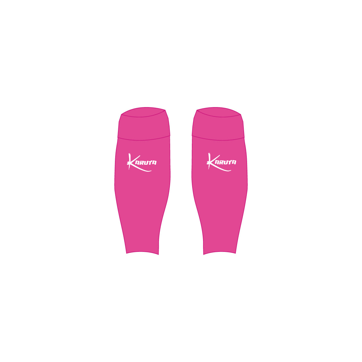 Pink GK Footless Socks