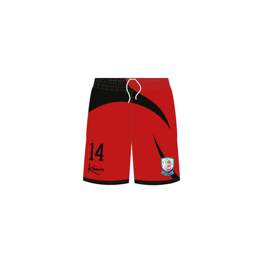 Red Playing Shorts