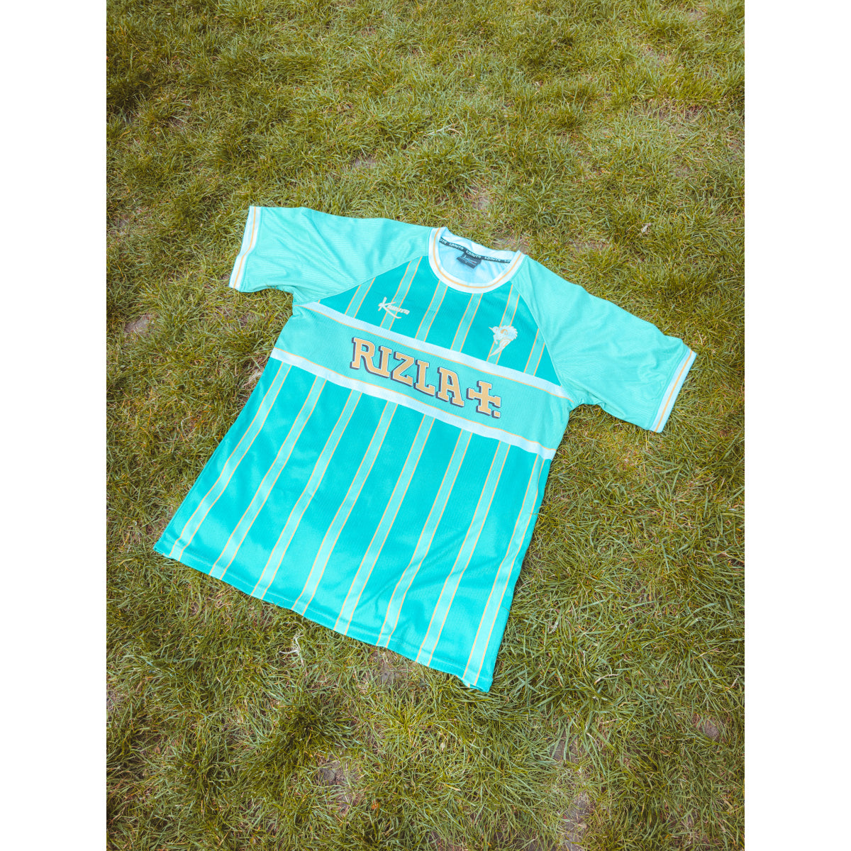 Green Blaze Retro Football Shirt