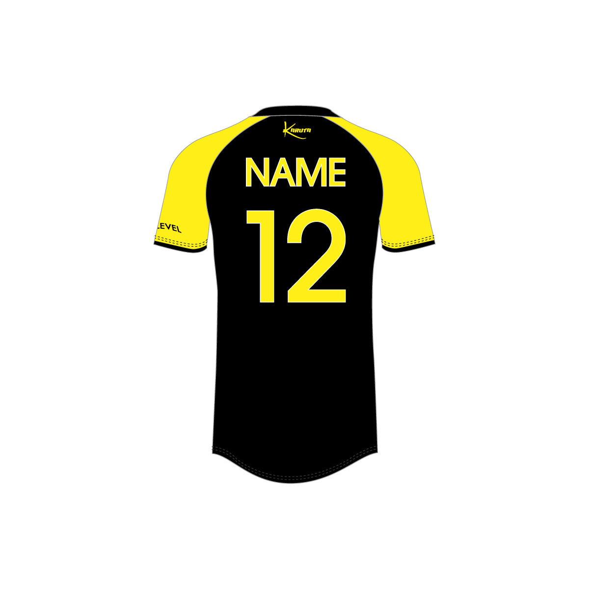 Yellow & Black Playing Shirt